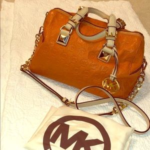 Michael Kors crossbody satchel handbag